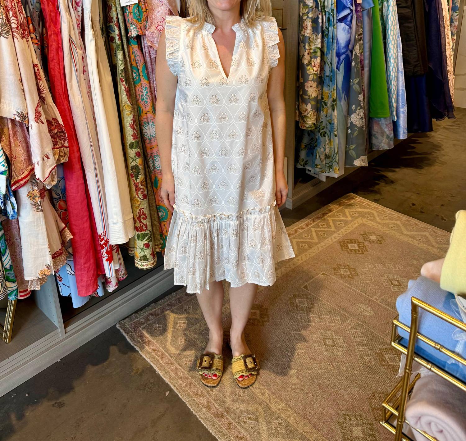 Fitzroy & Willa Nikki Dress in hearts - women's dress