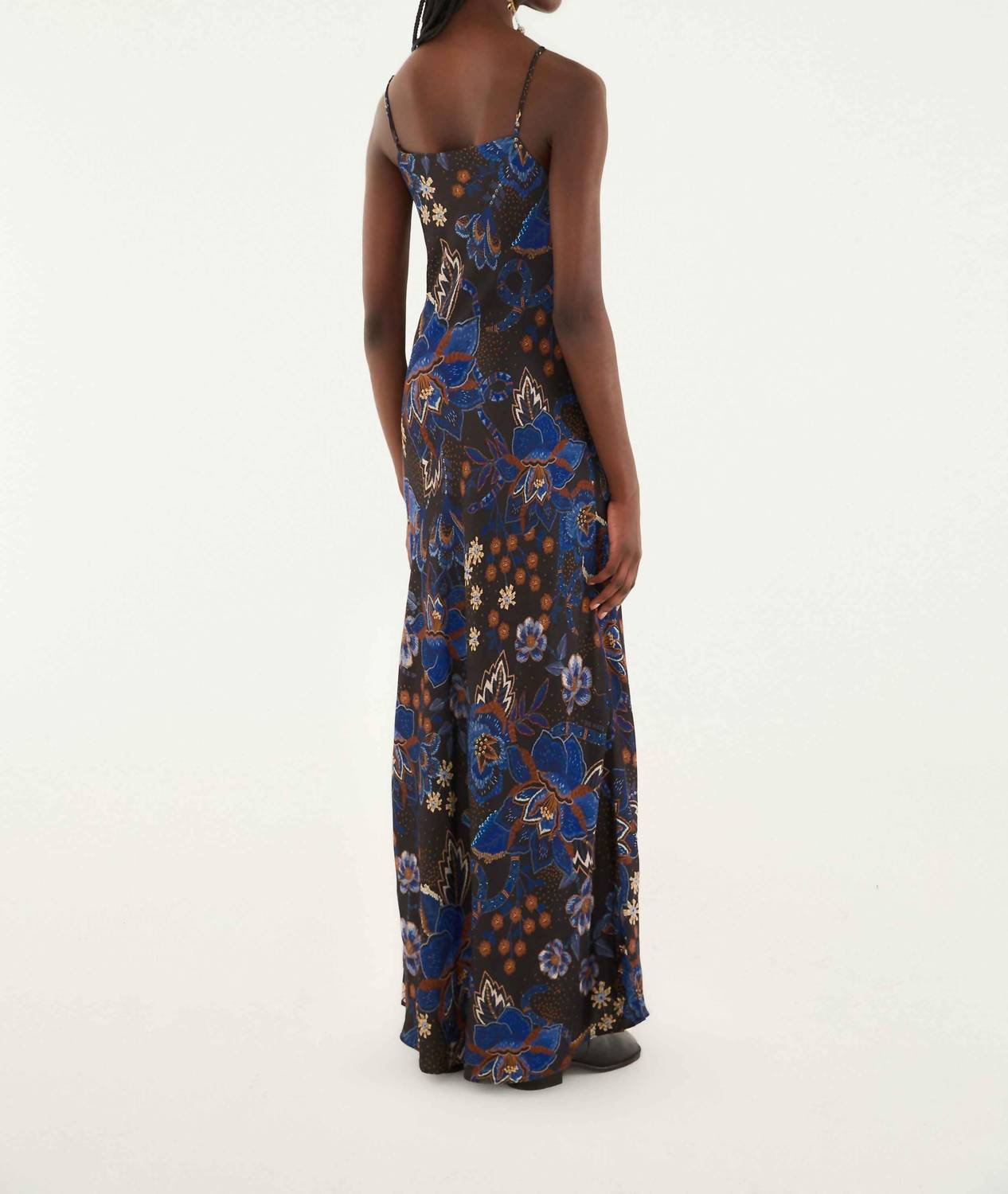 Farm Rio - Snakes Bouquet Slip Maxi Dress