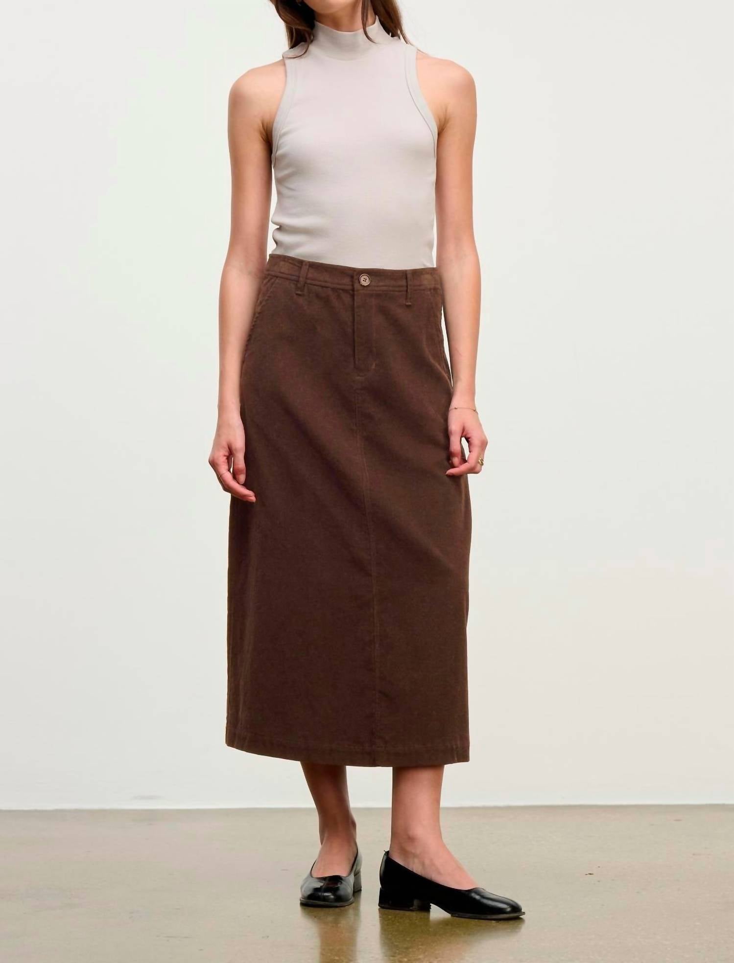 Velvet By Graham & Spencer - Fia Midi Skirt