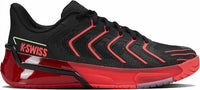 K-Swiss Men's Ultrashot 4 Tennis Shoe in black neon lava chili pepper - men's shoe