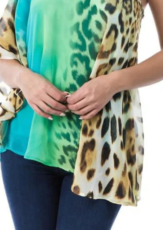 Ariella - Printed One Shoulder Top