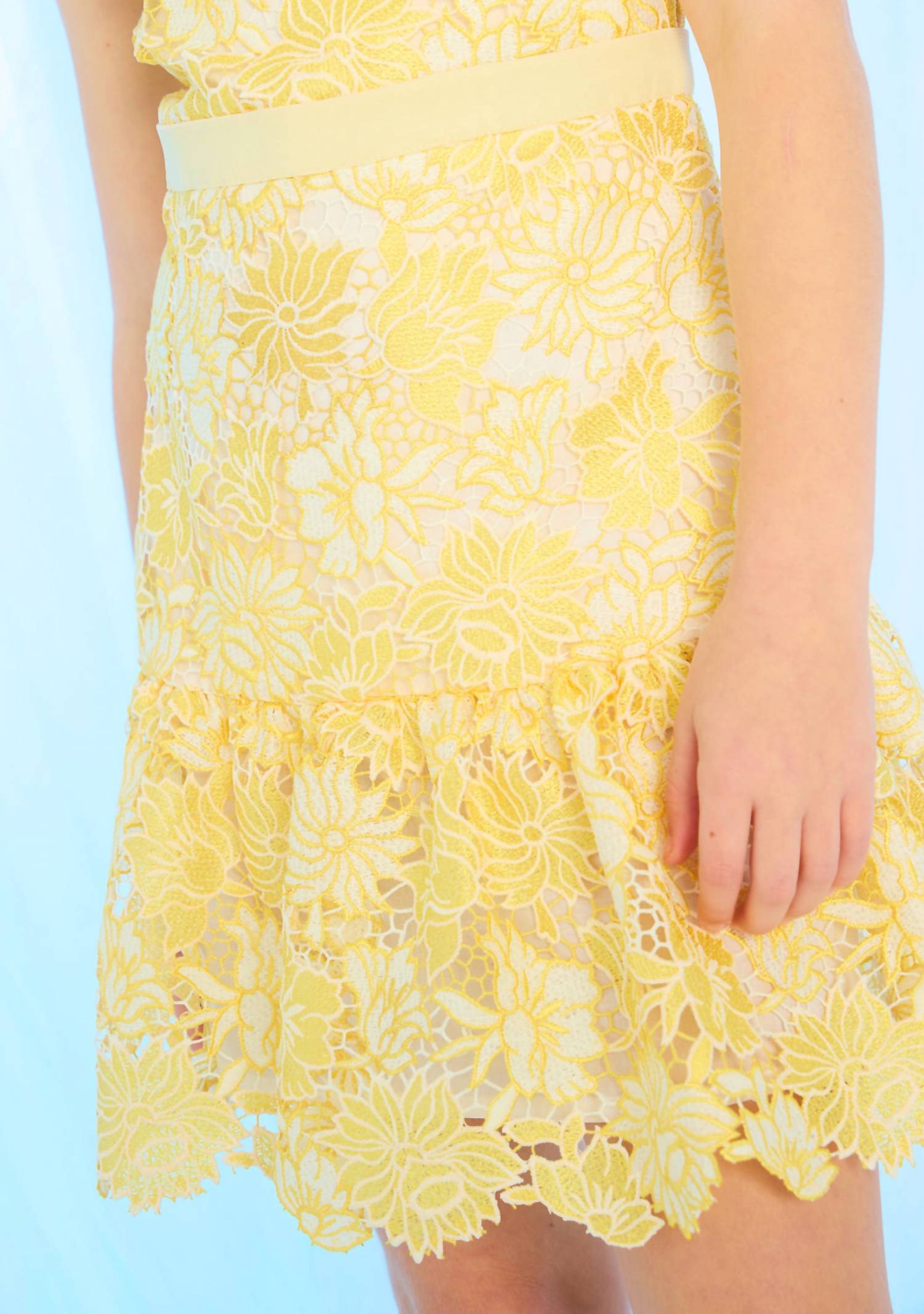 Marlo - Cassandra Embroidered Mini Dress