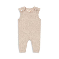 Konges Sløjd Girls' Mino Knit Spencer Jumpsuit in cream and white - kids' item