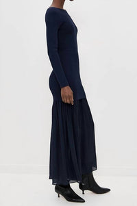 Line And Dot - Gemma Mix Media Maxi Dress