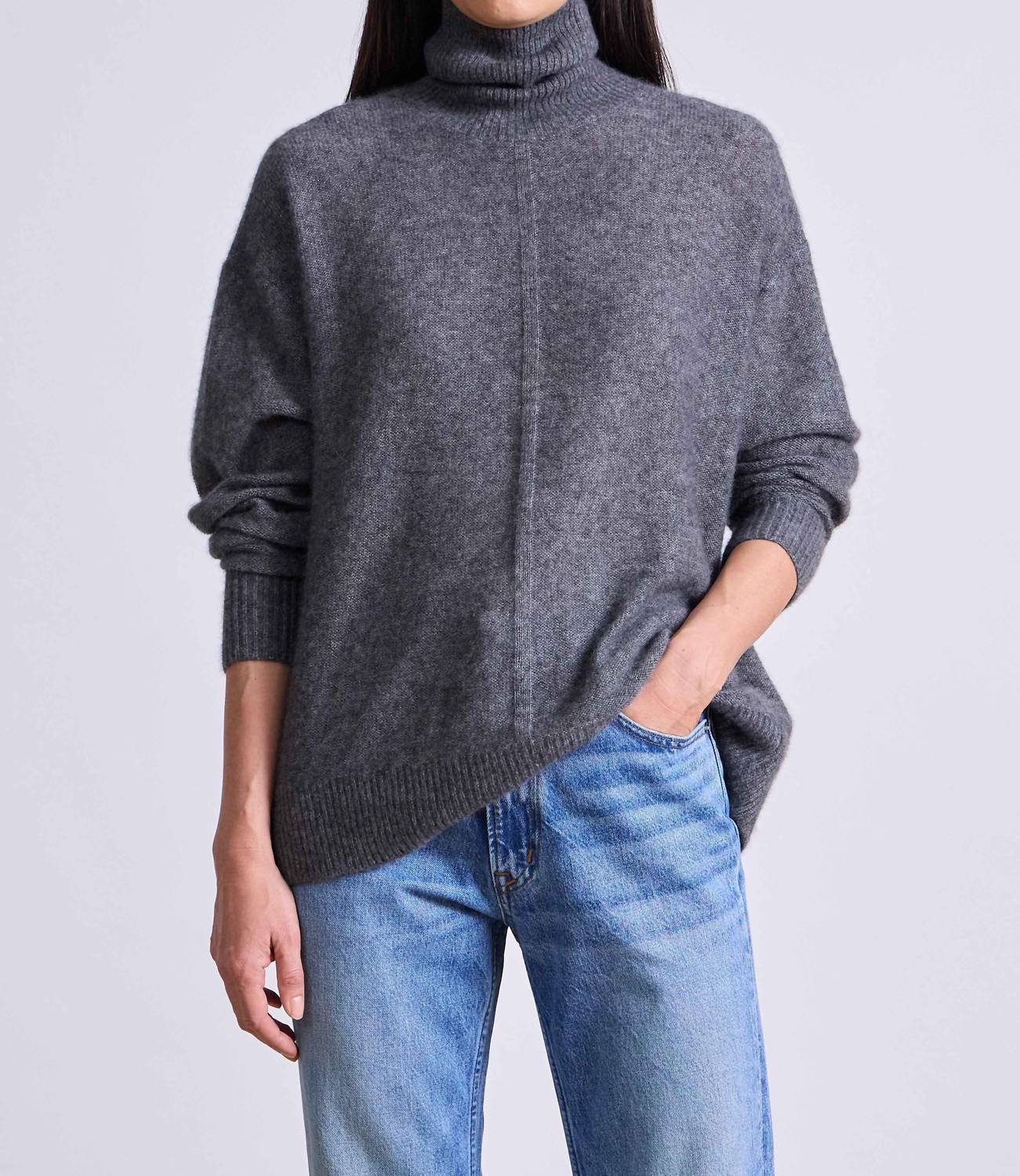 Apiece Apart - Softest Tissue Weight Turtleneck Top