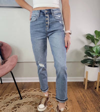 Kancan - Stormi High Rise Mom Jeans
