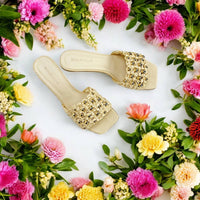 Bruno Menegatti - Women's Lulu Raffia Slide Sandal