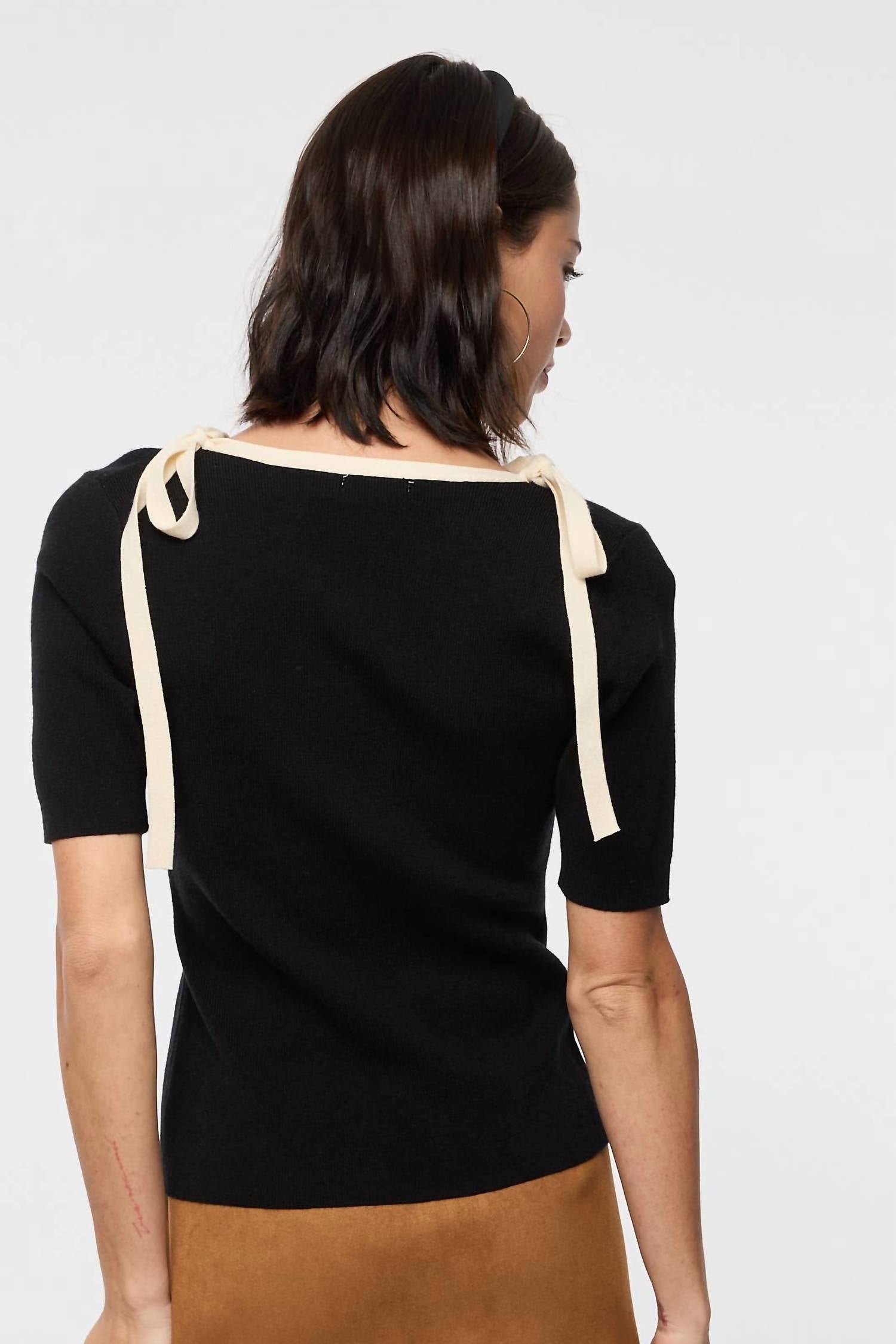 WISHLIST Lovesick Tee in black - women's blouse - alternate view