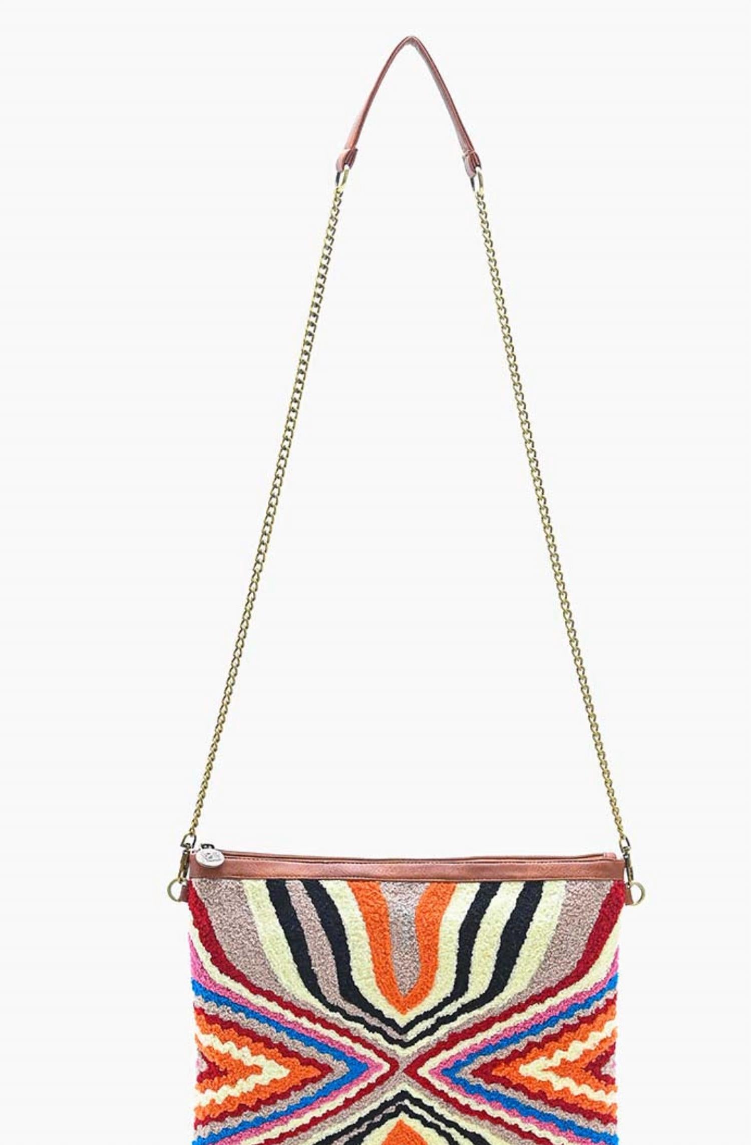 America & Beyond - Women's Soho Tuffed Clutch