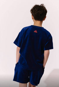 Lola + The Boys - Boys Space Patches Velour Set