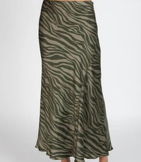 Atm - Women's Silk Charmeuse Maxi Skirt