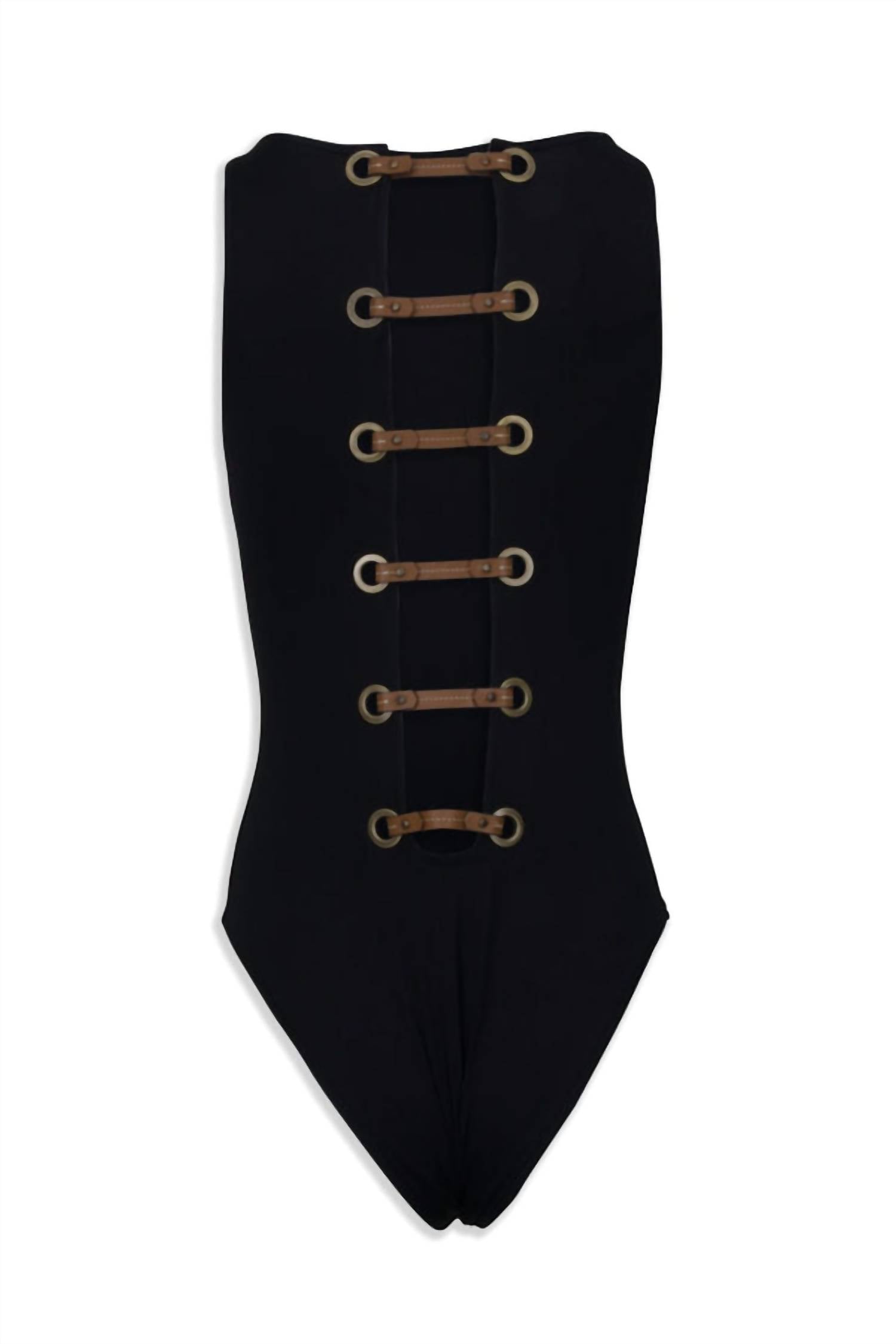 Lenny Niemeyer - High-waisted Swimsuit With Eyelet Detail