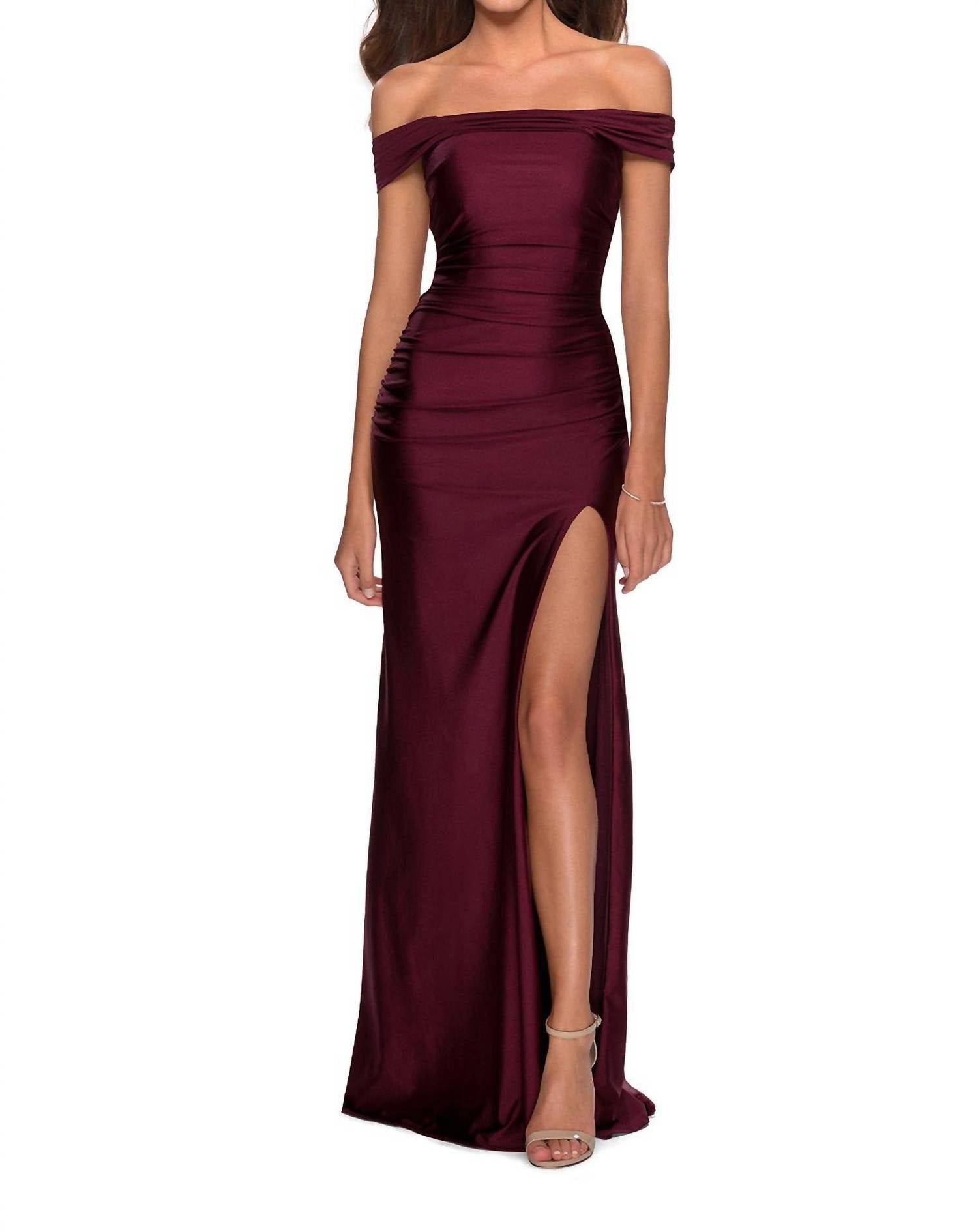 La Femme - Jersey Prom Gown