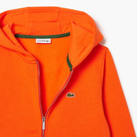 Lacoste - Kids Unisex Kangaroo Pocket Zip-up Hoodie Top
