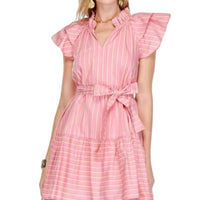 Jade - Lemonade Striped Dress
