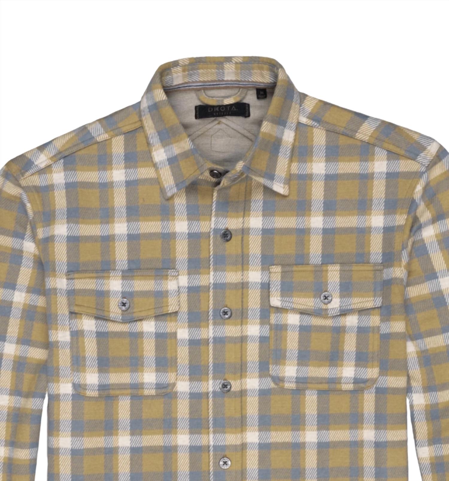 Dakota Grizzly - Men's Knox Soft Brushed Plaid Knit Shirt