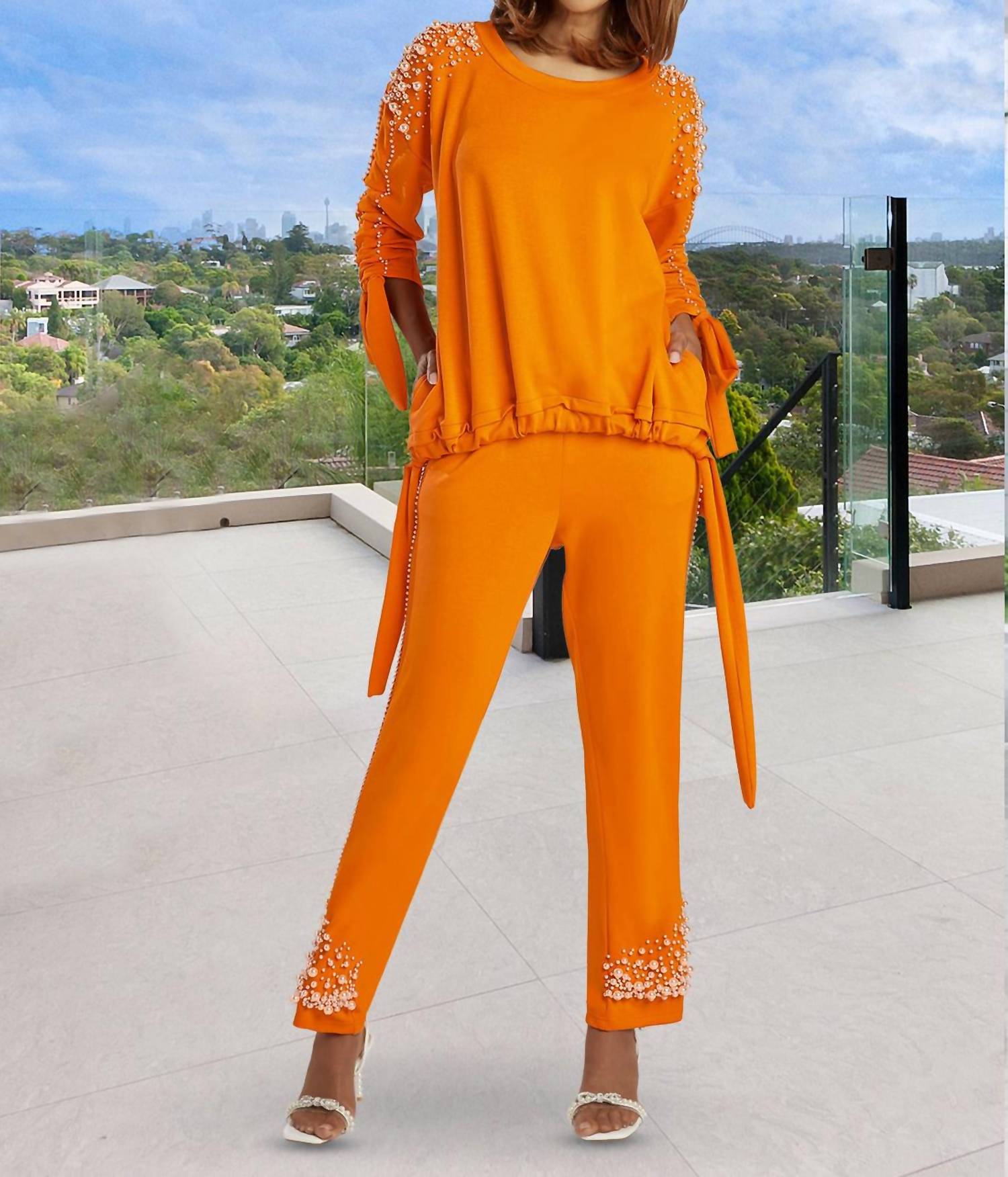 Donna Vinci - 2pc Jacket & Pant Set