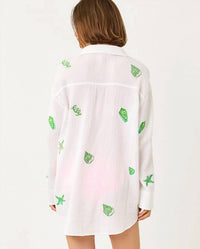 Lilly Pulitzer - KWITNEY LONG-SLEEVE COVERUP