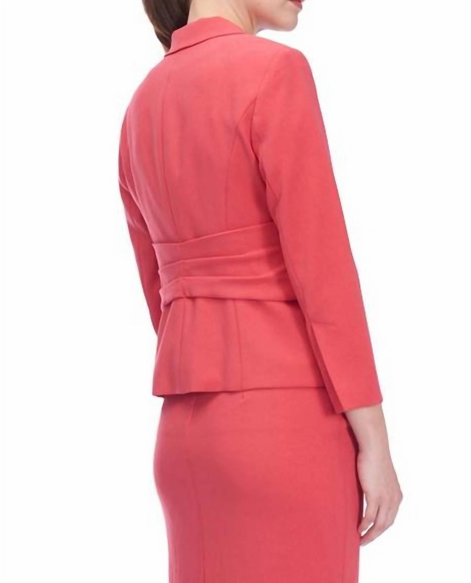 STRETCH CREPE JACKET