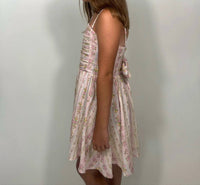 Katie J NYC Girls Francesca Dress in floral stripe - kids' dress - alternate view