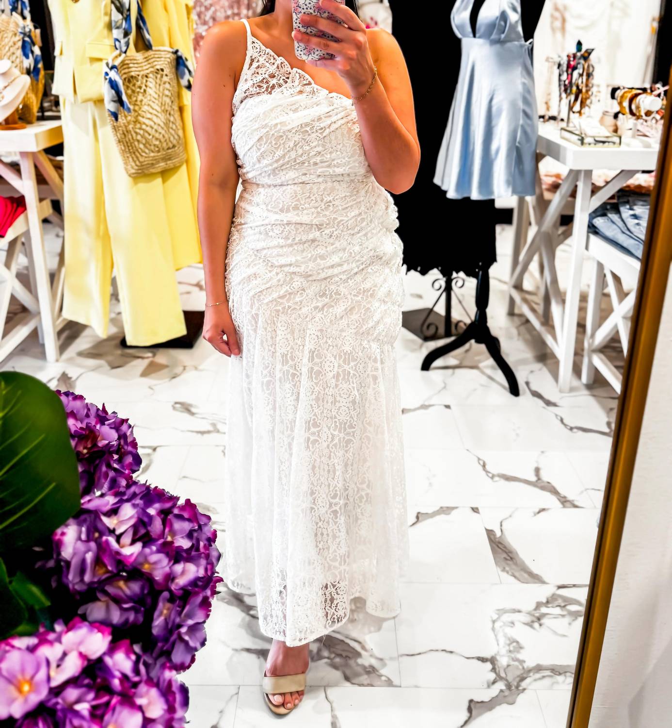 Lena - Lace Me Away Midi Dress