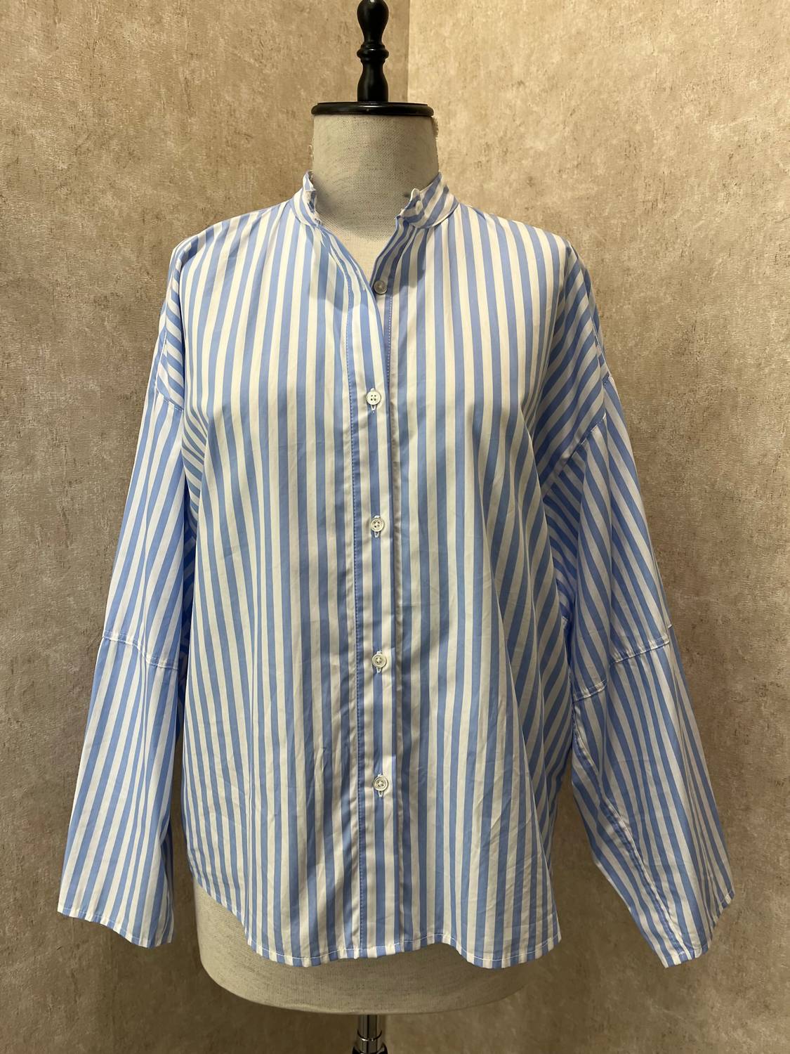 Elliott Lauren - Women's Striped Button Front Shirt