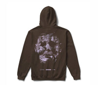 Primitive Unisex - Halloween Scenes Pullover Hoodie in brown - men's shirt - detail view