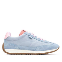 Xti Women's Casual Lace Up Sneakers in light blue - women's sneaker
