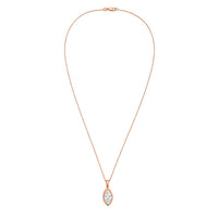 Diana M Jewels - Women's Marquise Lab-Grown Diamond Pendant Necklace (9.00 Ct) - Elegant Plus