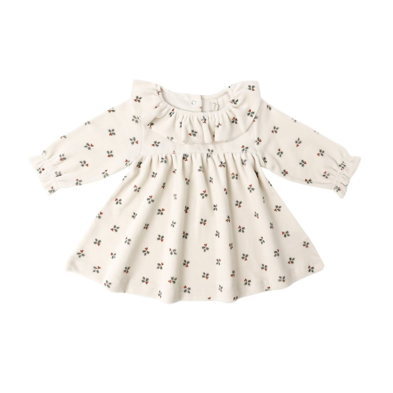 Quincy Mae - Girl's Velour Baby Dress