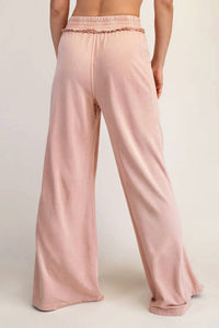 Rae Mode - Mineral Washed Terry Butter Wide Pants