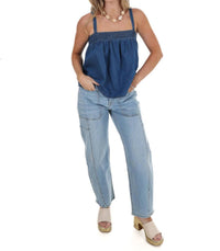 Flying Tomato - Women's Unwritten Denim Top