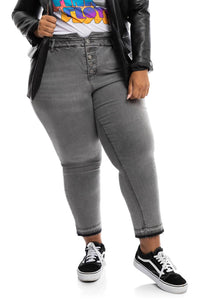 1822 Denim - Plus Size Relaxed Jean W/ Release Hem