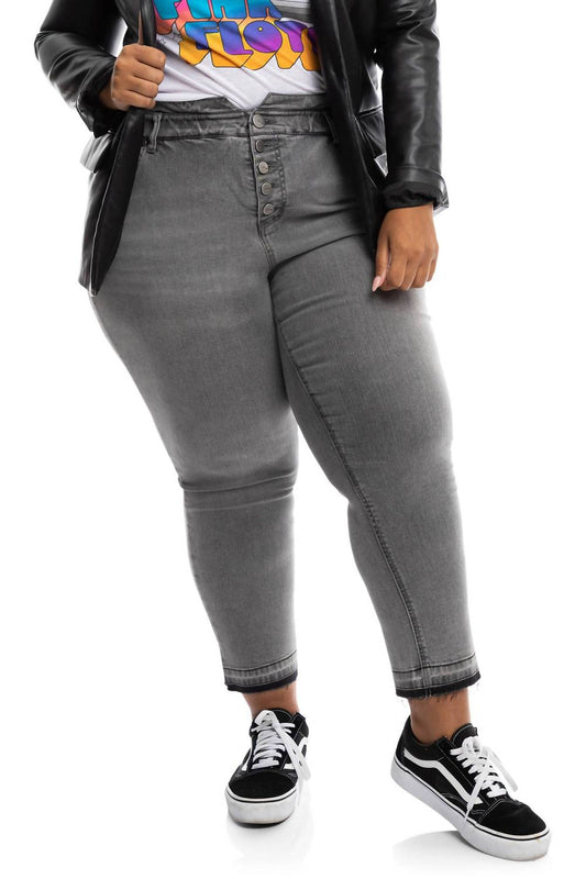 1822 Denim - Plus Size Relaxed Jean W/ Release Hem