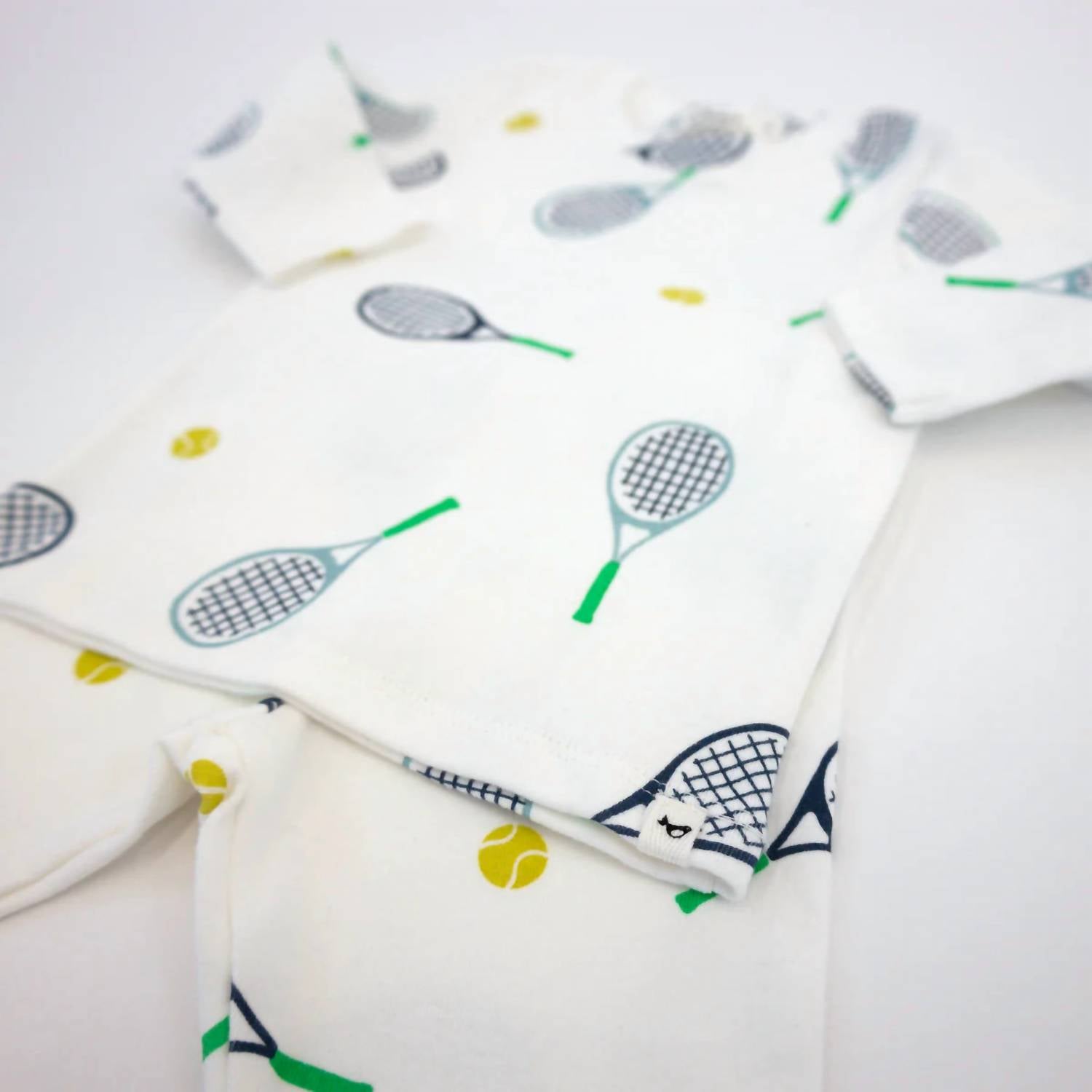 Oh Baby! - Girls' Tennis Print Long Sleeve 2-Piece Set