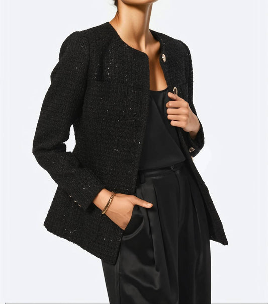 Cami Nyc - Wrenley Sequin Tweed Blazer