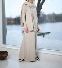 Henriette Steffensen - Knit Long Sleeve Maxi Dress