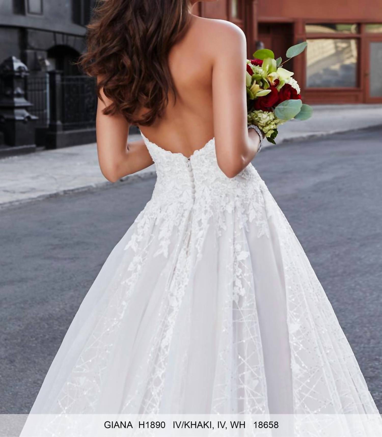 Kitty Chen Couture - Giana Lace Wedding Dress