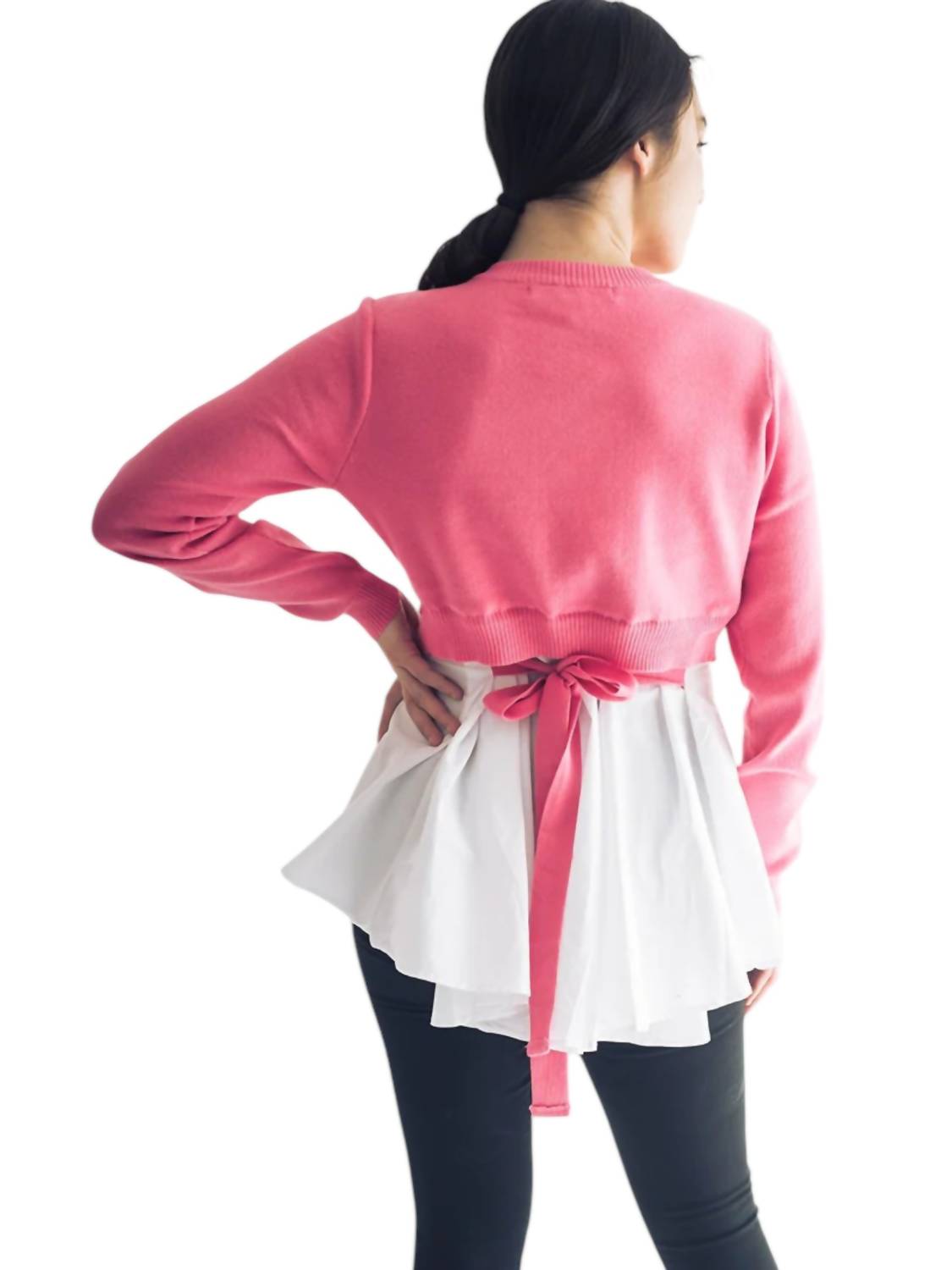 Falcon Park - Payton Sweater & Shirt Combo Top