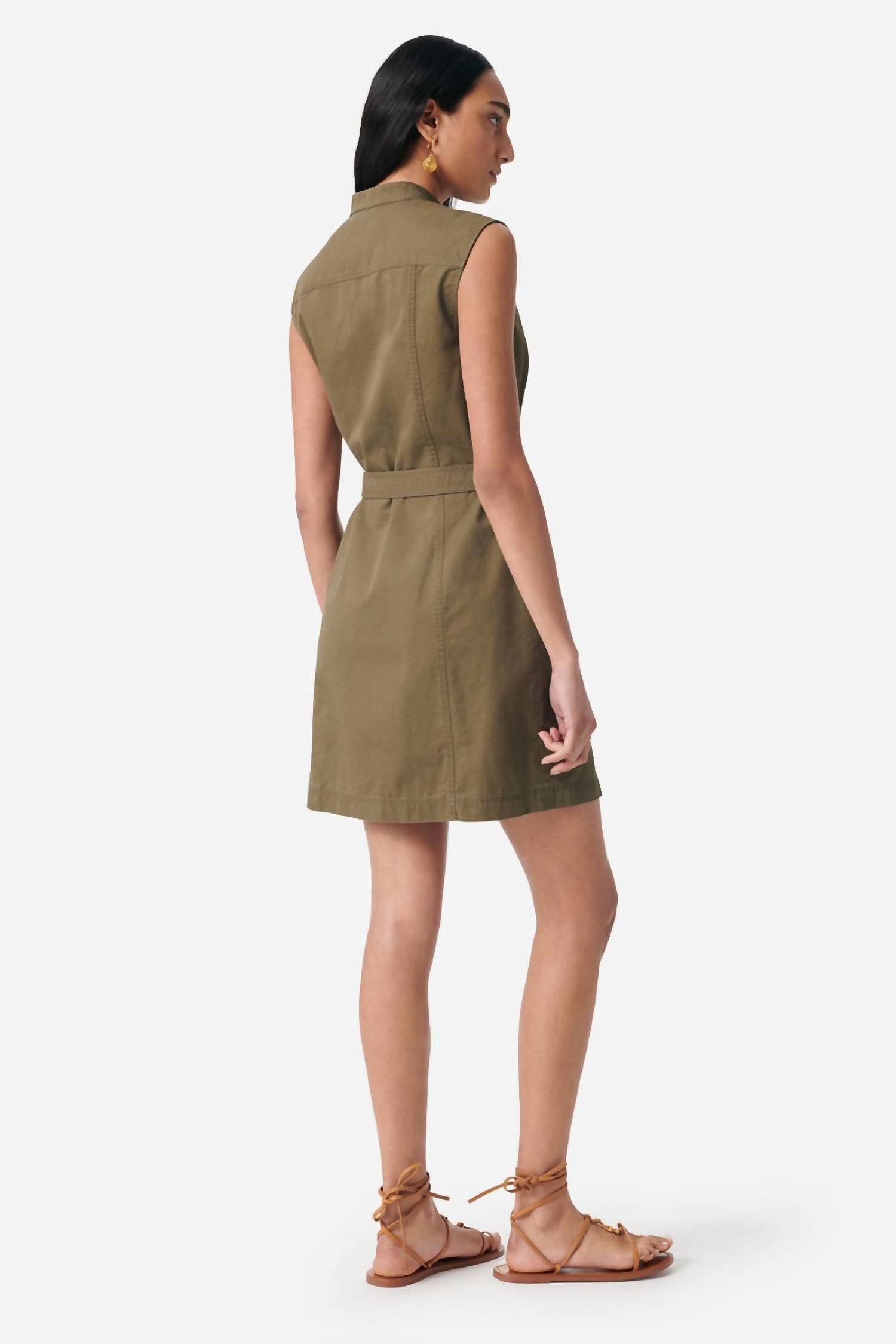 Vanessabruno - Gareth Tie Belt Mini Dress