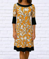 Diva Usa - Women's Boat Neck Shift Dress