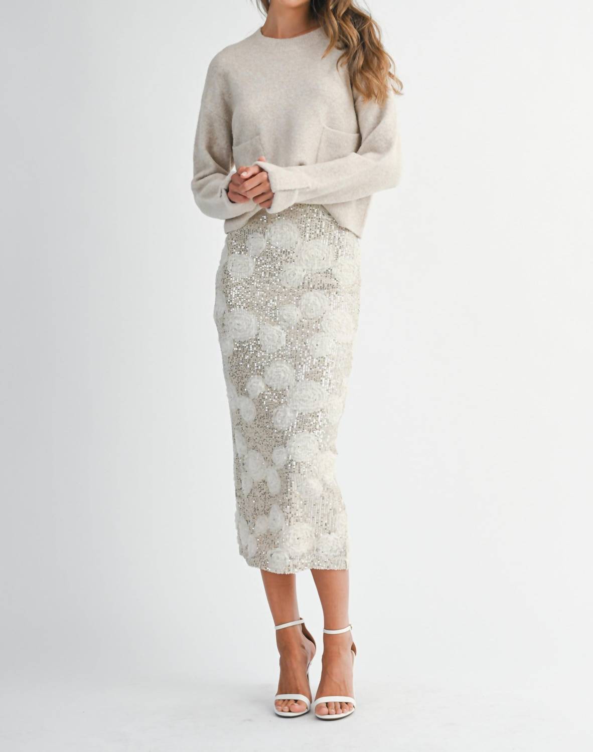 Mable - Parker Front Pocket Detail Sweater
