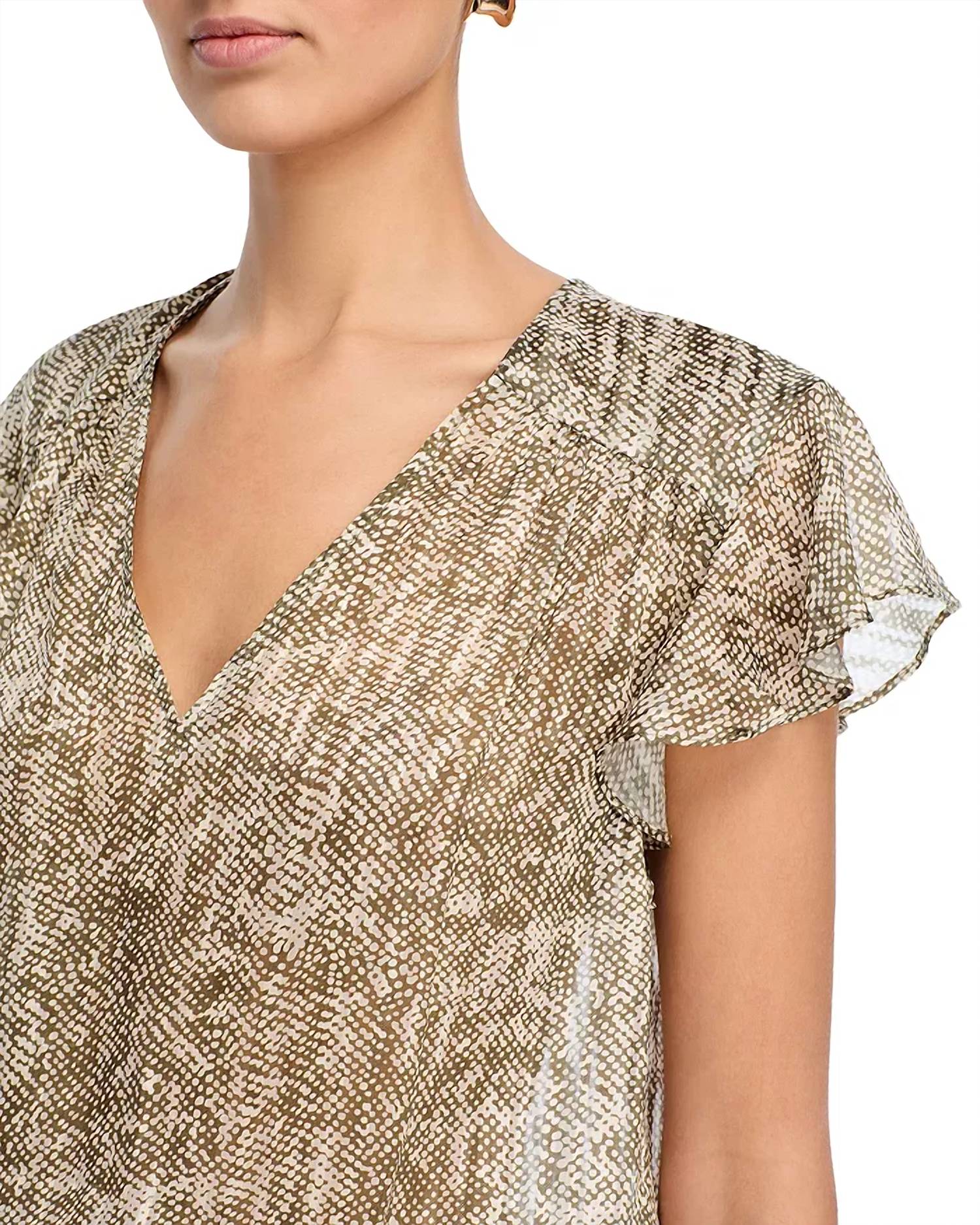 Ramy Brook - Teresa Flutter Sleeve Top