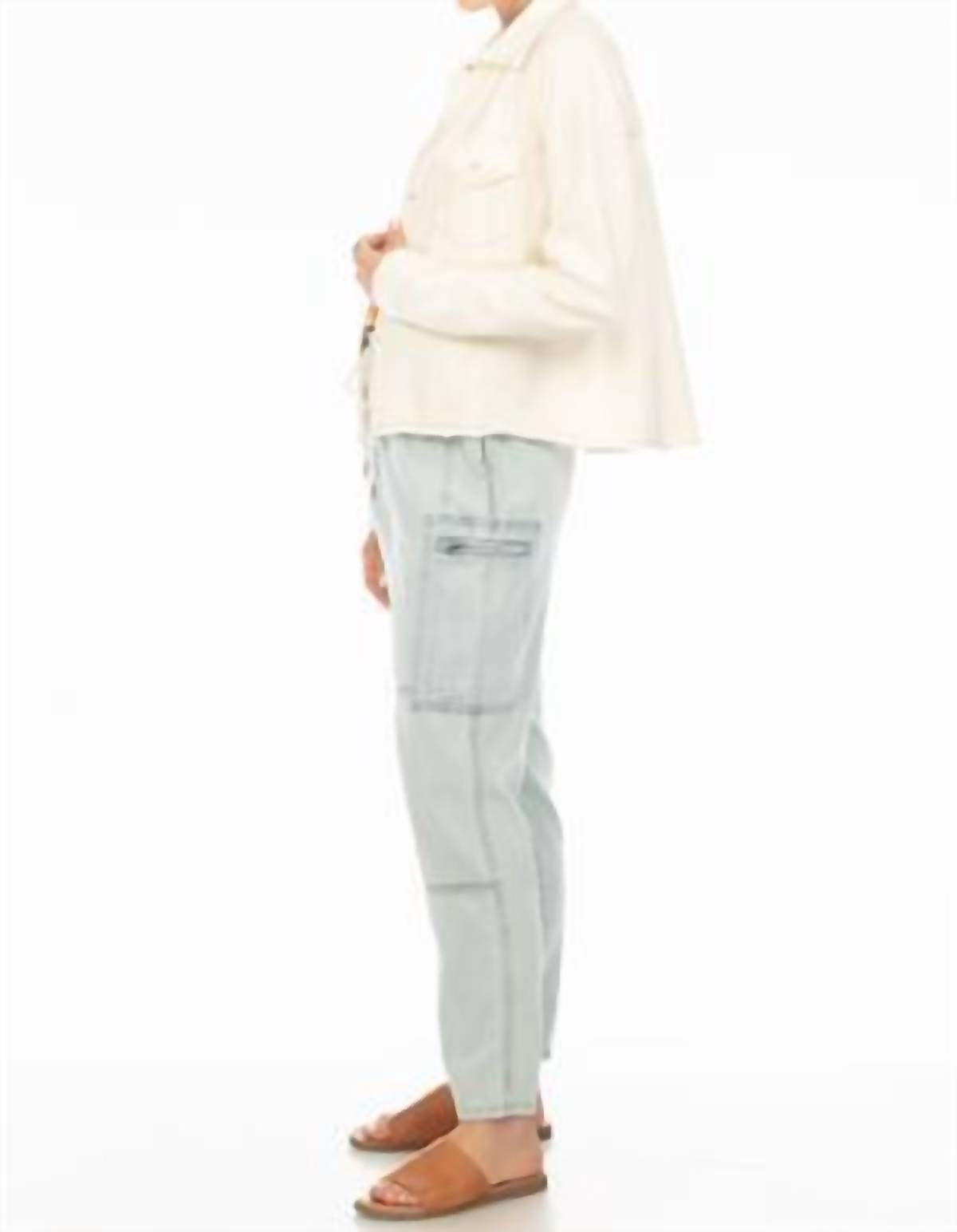 Hello Nite - Mick Raw Edge Snap Jacket