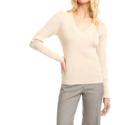 Karen Kane - Rhea Ribbed V-neck Sweater
