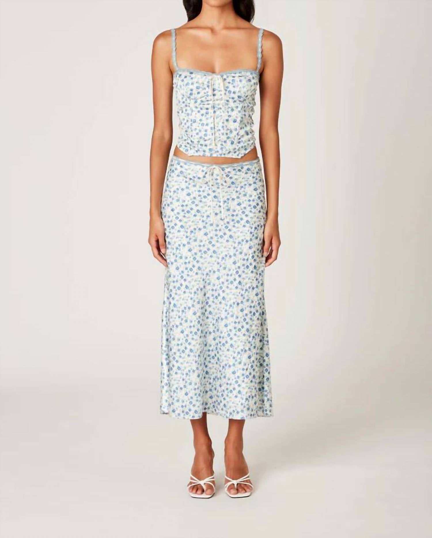 Nia - Nathalia Slip Midi Skirt