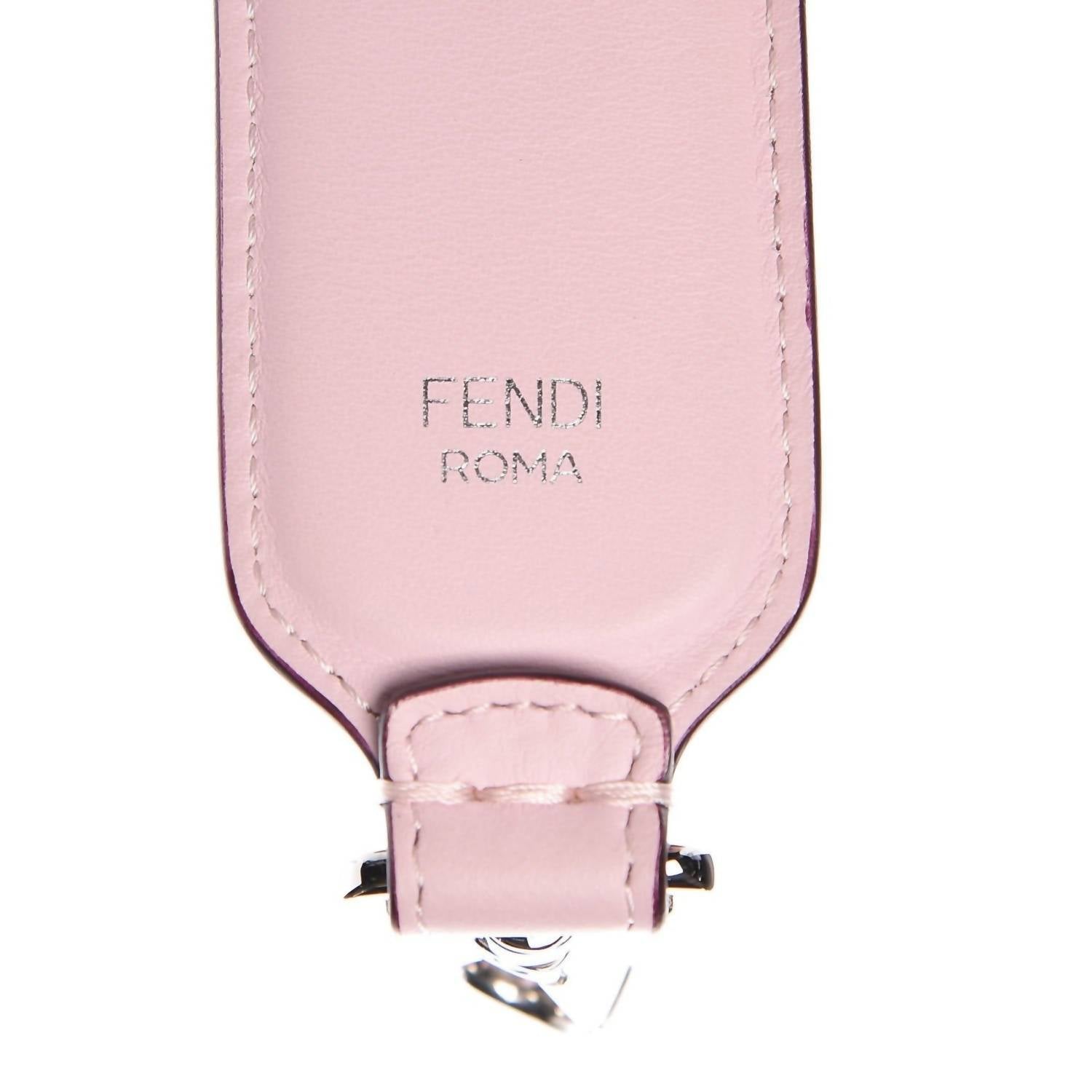 Fendi - Women's "love" Studded Leather Mini Handbag Strap