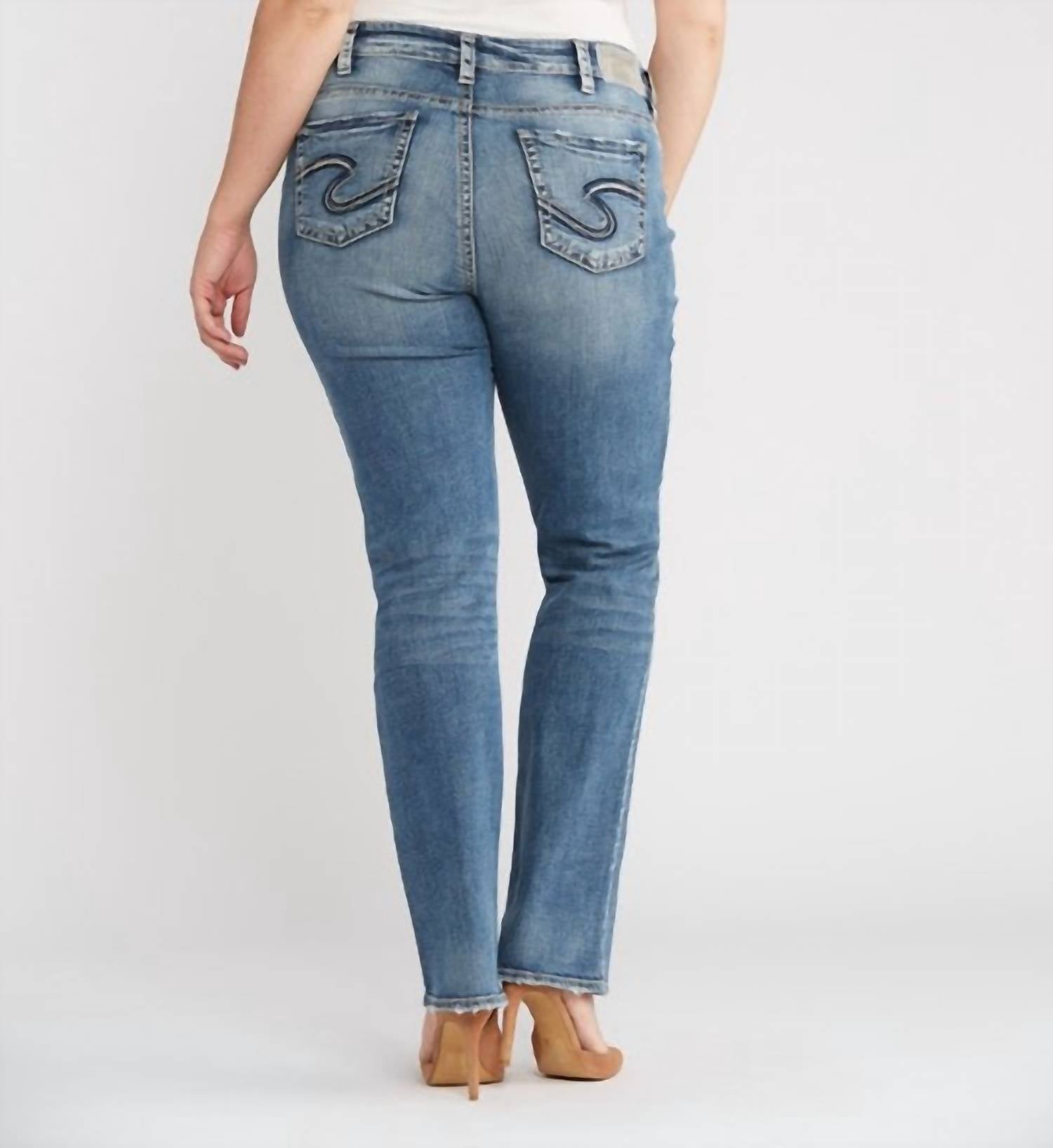 Silver Jeans Co - Women's Avery Slim Boot Jeans - Plus
