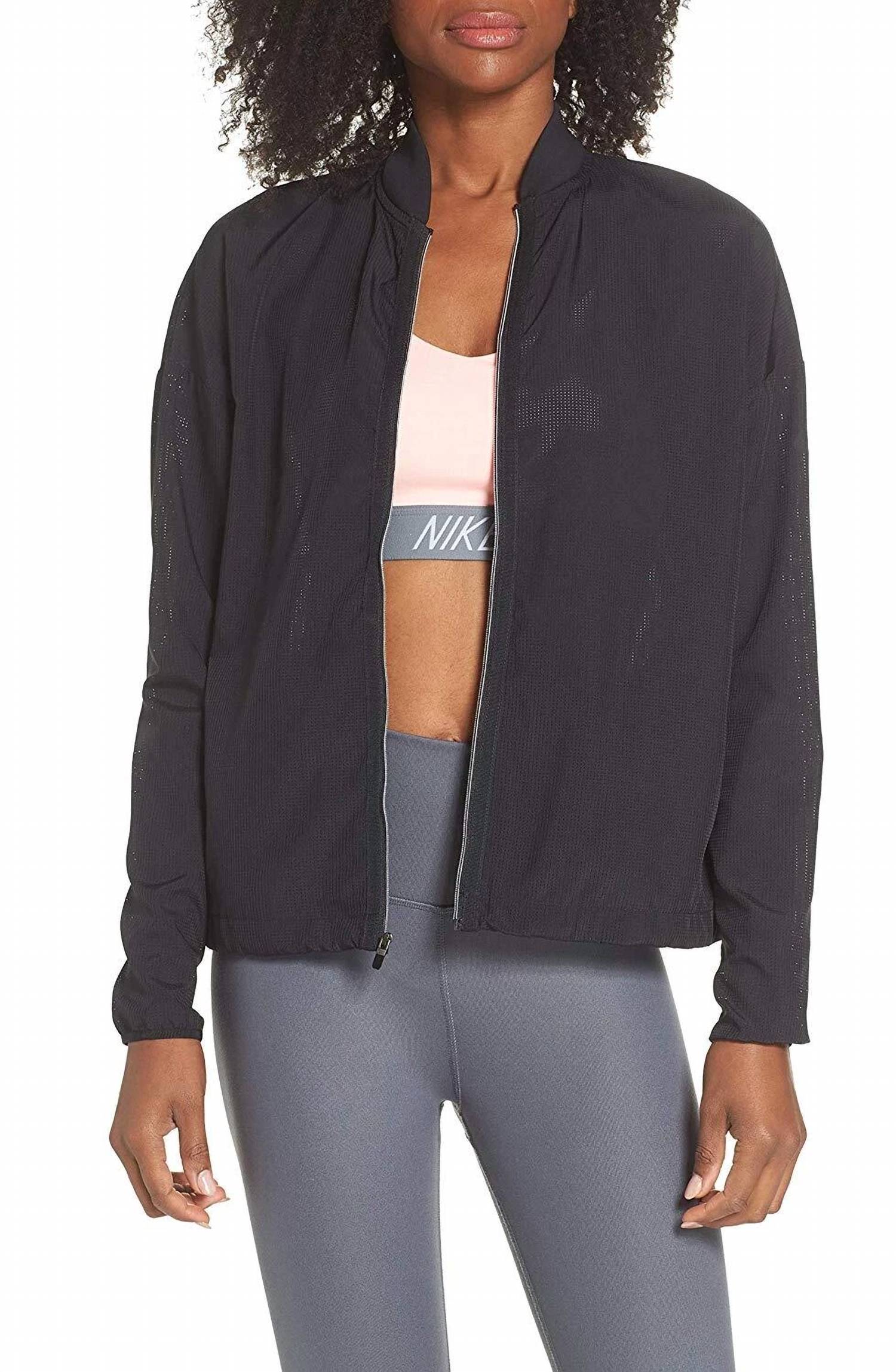 Nike - Nike Womens Dry Training Fitness Athletic Jacket