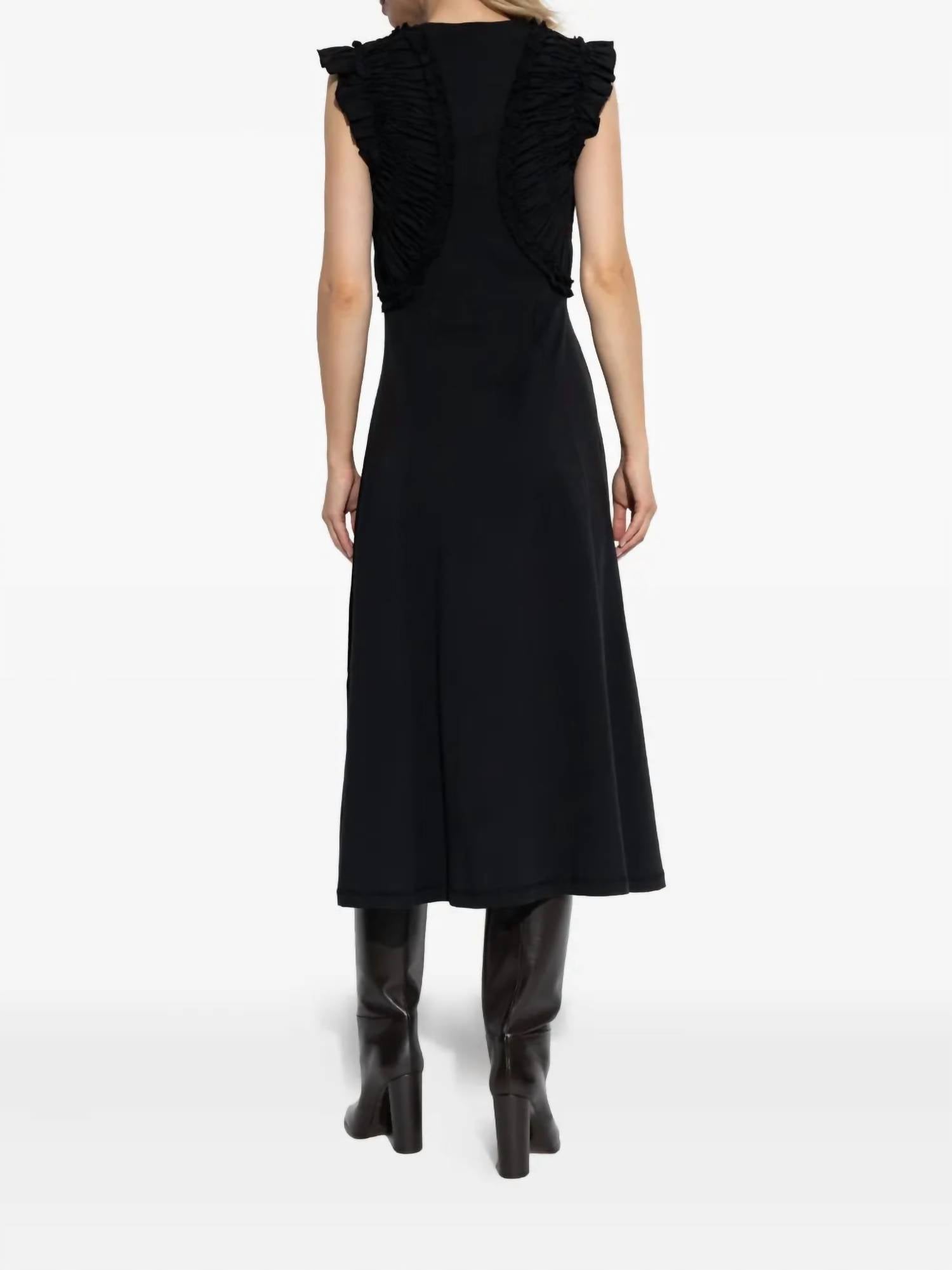 Ulla Johnson - Shiva Sleeveless Ruffled Midi Dress